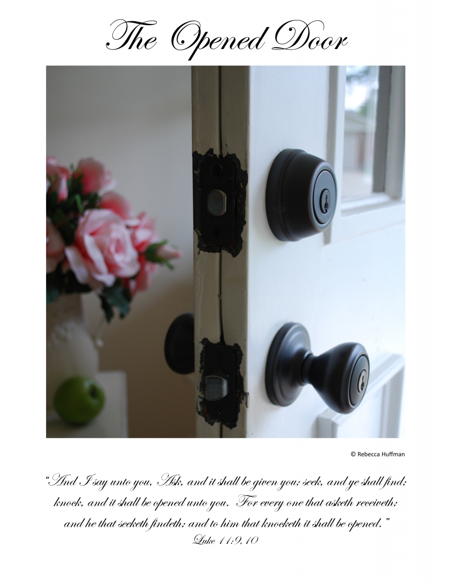 The Opened Door Rebecca Huffman Christian Artworks
